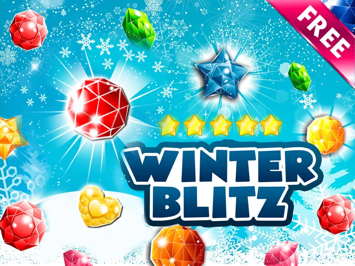 Winter Blitz Match-3 - harvest sweetest star candy-es and angry juice heroes swap free iPad Screenshots