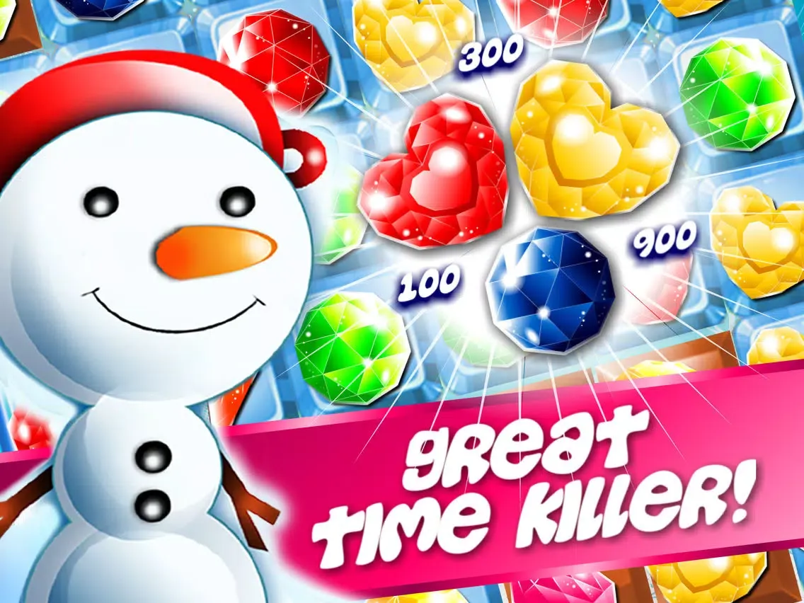 Winter Blitz Match-3 - harvest sweetest star candy-es and angry juice heroes swap free iPad Screenshots