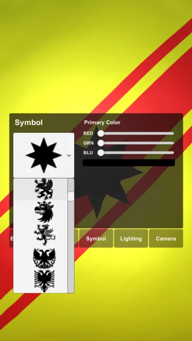 Captures d'écran de 3D Flag Wallpaper Creator!