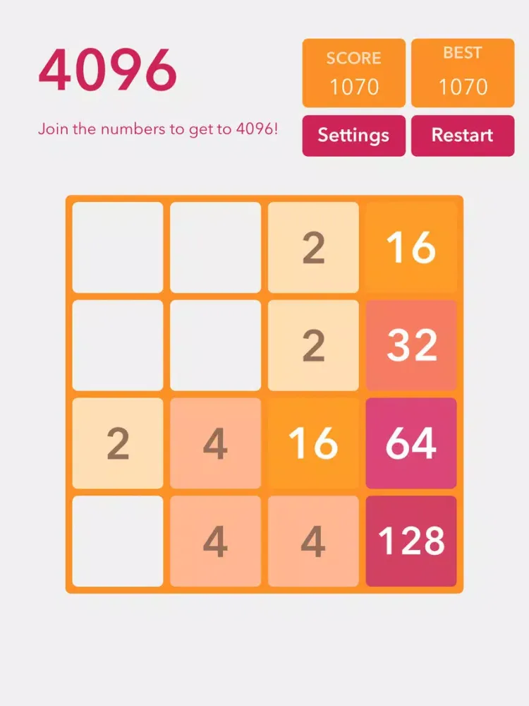 4096 Addictive New Puzzle Game For kids Girls and Boys iPad 應用截圖