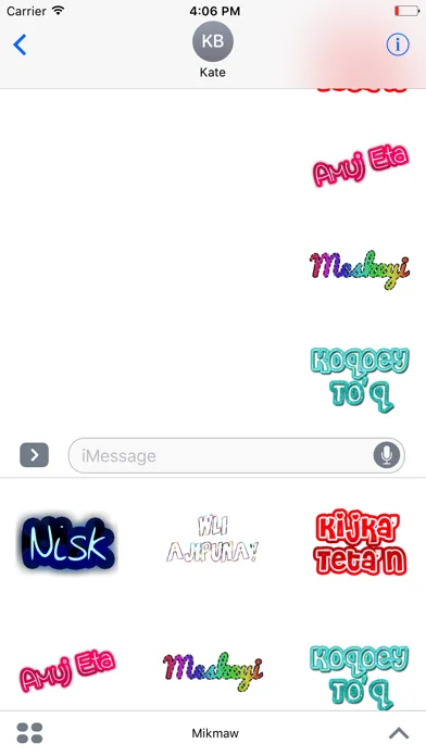 L'nu Stickers Ekran Görüntüleri