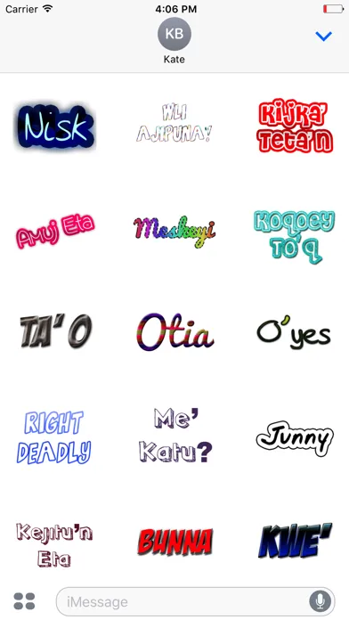 L'nu Stickers Ekran Görüntüleri