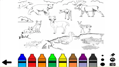 Zrzuty ekranu Mi'kmaw Colouring