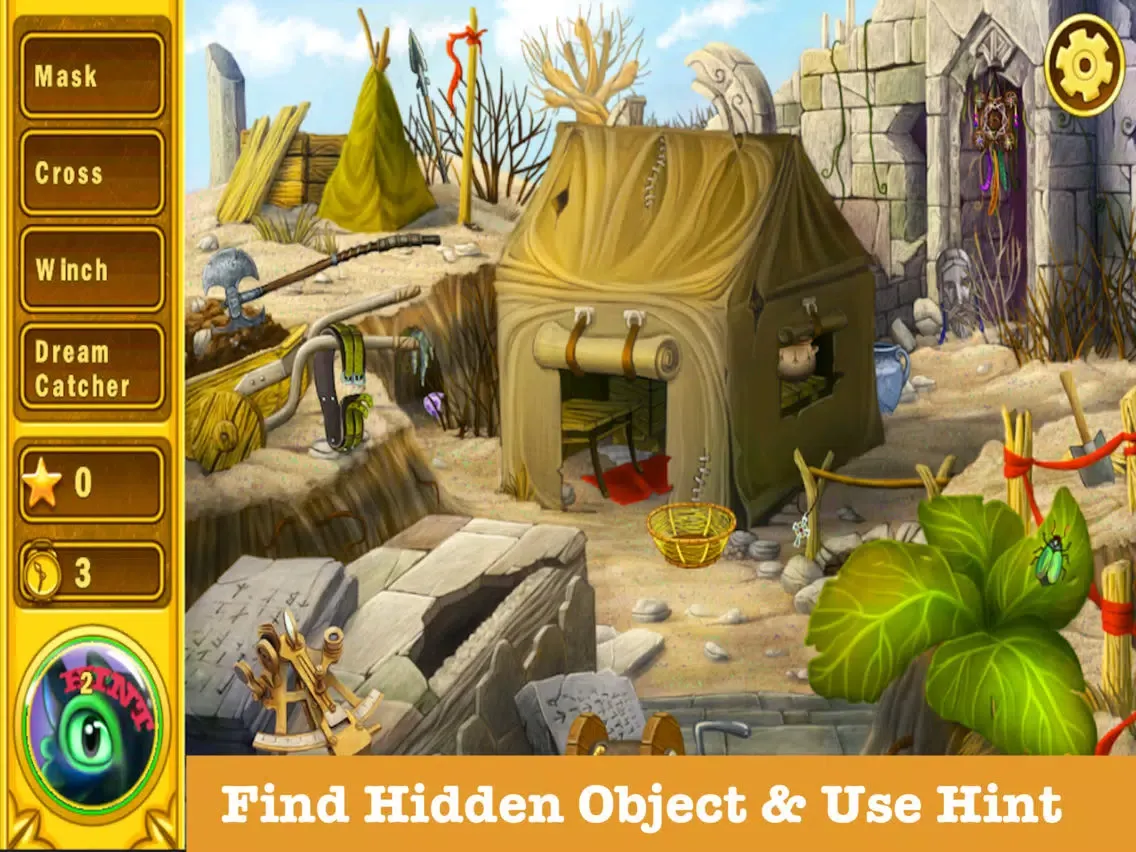 Capturas de tela do Hidden Object Desert: Find and Spot the difference iPad 