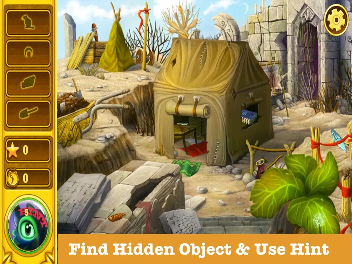 Capturas de tela do Hidden Object Desert: Find and Spot the difference iPad 