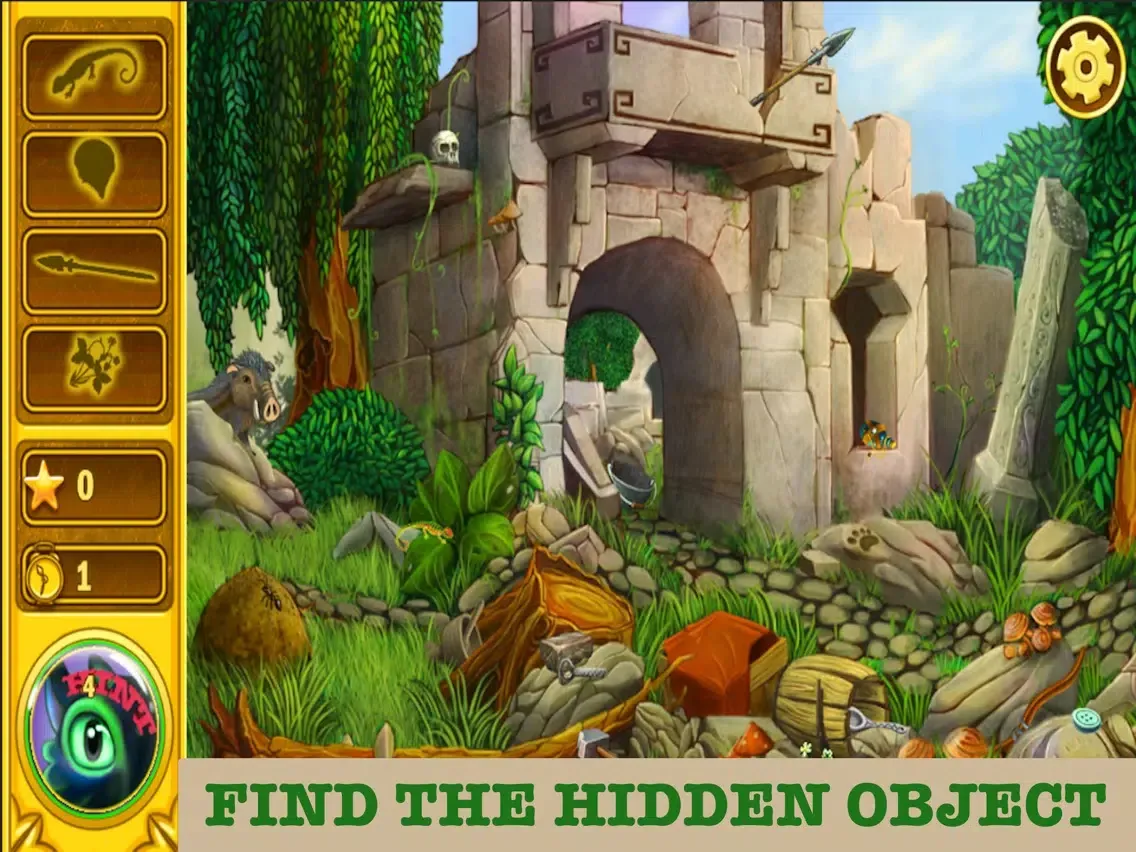 Скриншоты Hidden Object: Jungle - find hidden objects and spot the difference to solve puzzles while searching for missing objects iPad 