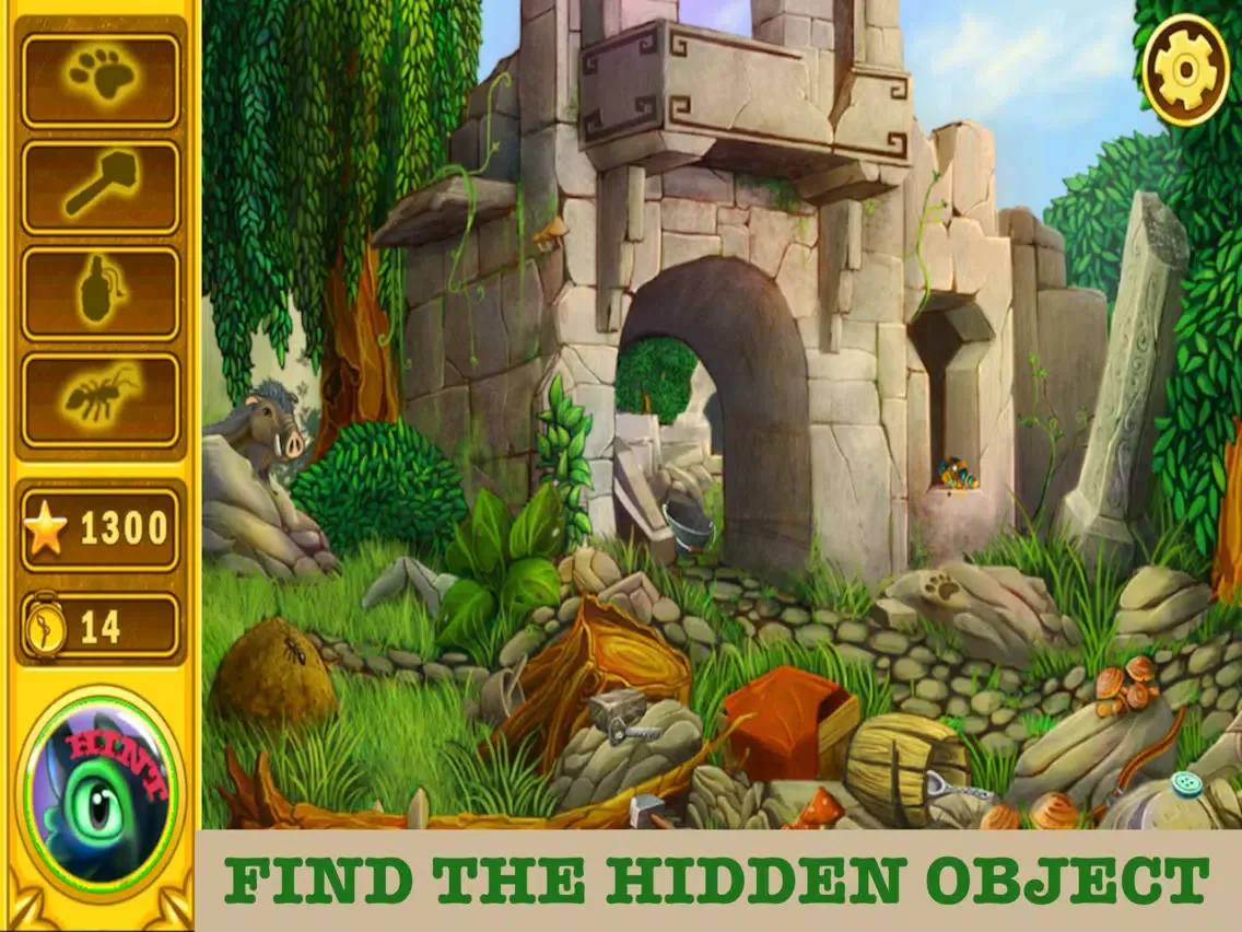 Скриншоты Hidden Object: Jungle - find hidden objects and spot the difference to solve puzzles while searching for missing objects iPad 