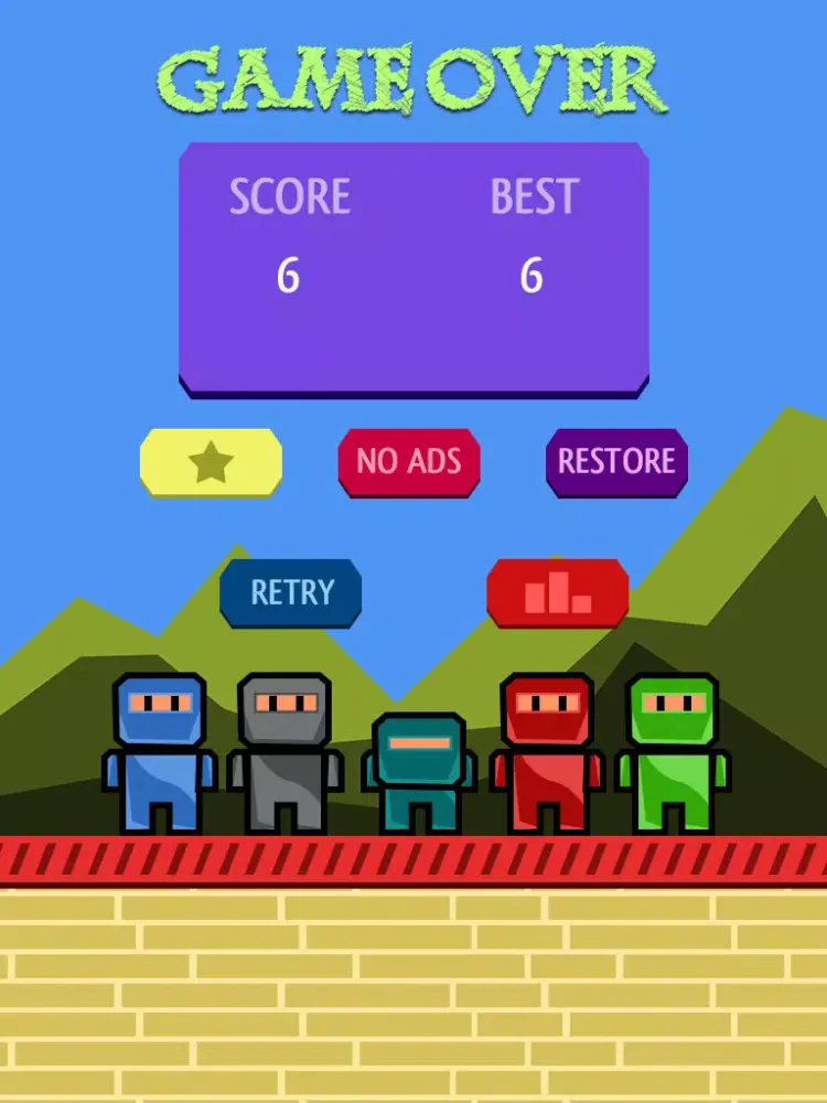 Zrzuty ekranu Ninja Fight: Save Peoples iPad 