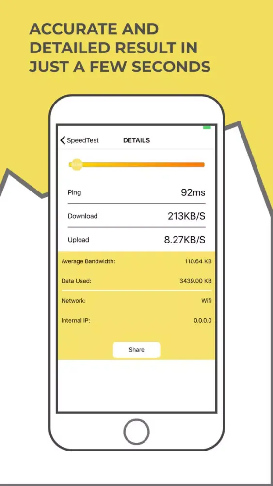 Zrzuty ekranu Rotor - Speedtest Mobile