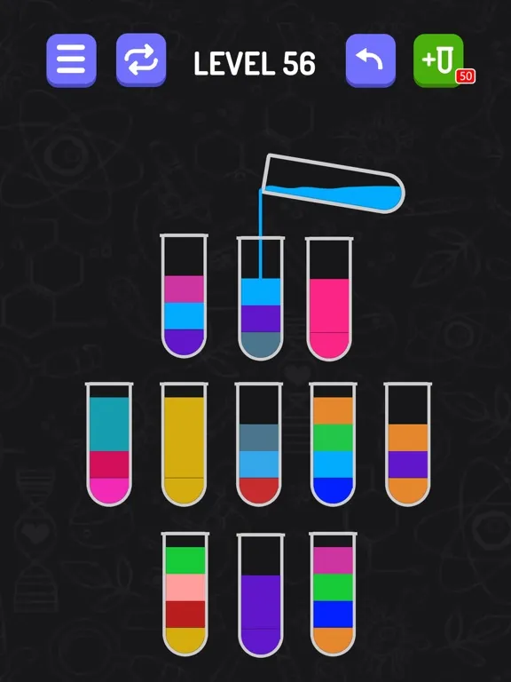Water Sort Puzzle Pouring Game iPad  Screenshots
