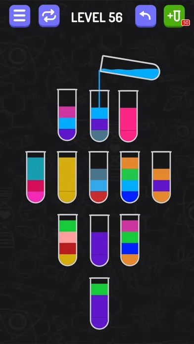 Water Sort Puzzle Pouring Game Screenshots