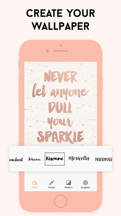 Captures d'écran de Fonts keyboard iphones app