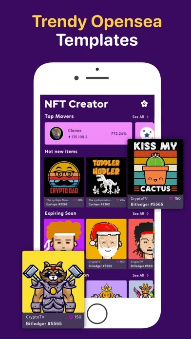 Скриншоты NFT Creator!!