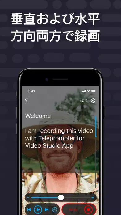 Ảnh chụp màn hình của Teleprompter for Video Studio iPad 