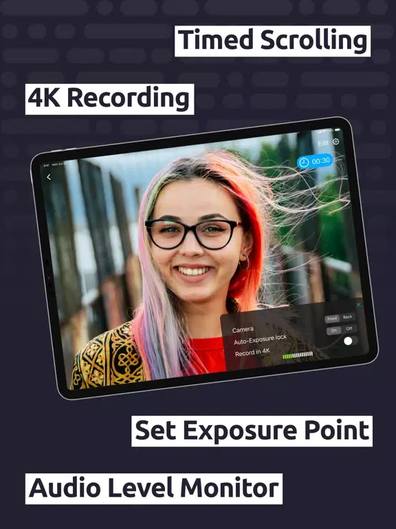 Ảnh chụp màn hình của Teleprompter for Video Studio iPad 