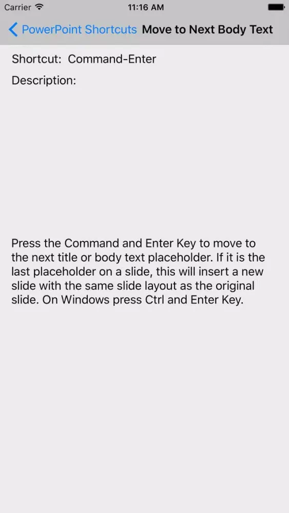 Shortcut: PowerPoint Edition Screenshots