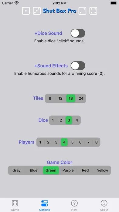 Shut Box Pro Screenshots