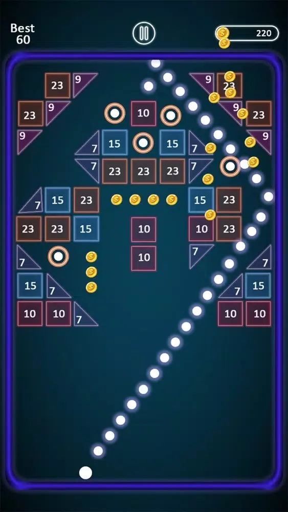 Captures d'écran de Bounce Balls Bricks Breaker