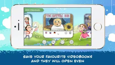 Tangkapan layar Dani: Videobooks, Audiobooks