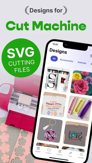 ภาพหน้าจอของ Design & Fonts for Cut Space
