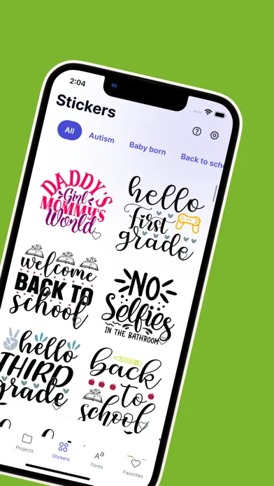 ภาพหน้าจอของ Design & Fonts for Cut Space