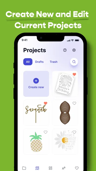 ภาพหน้าจอของ Design & Fonts for Cut Space