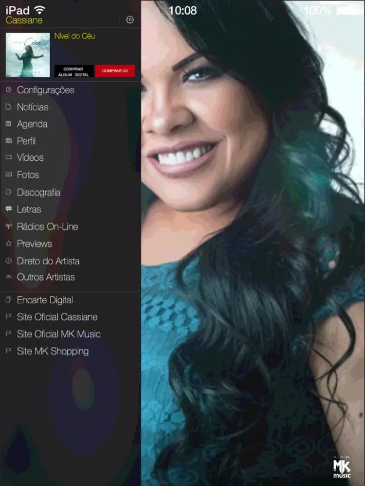 ภาพหน้าจอของ Cassiane - Oficial iPad 