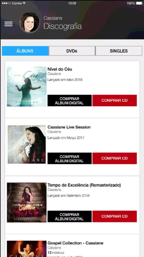 ภาพหน้าจอของ Cassiane - Oficial