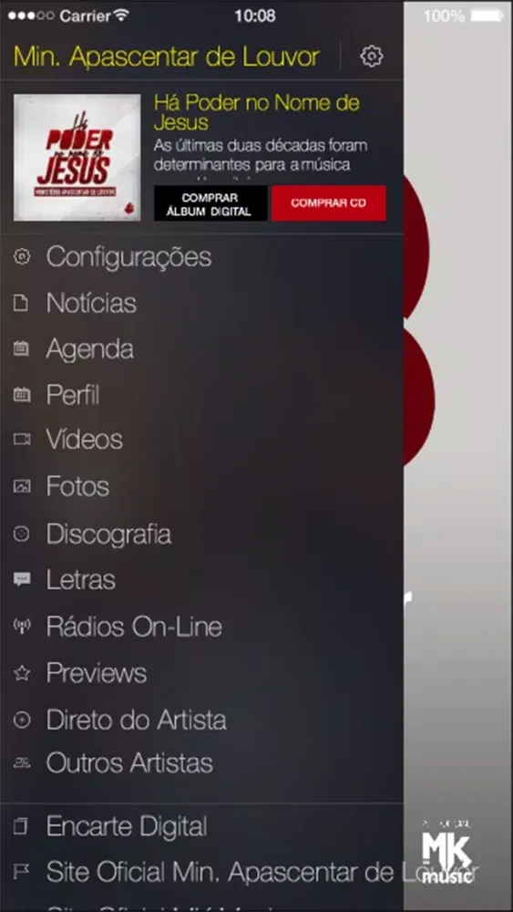 Screenshot di Ministério Apascentar de Louvor - Oficial