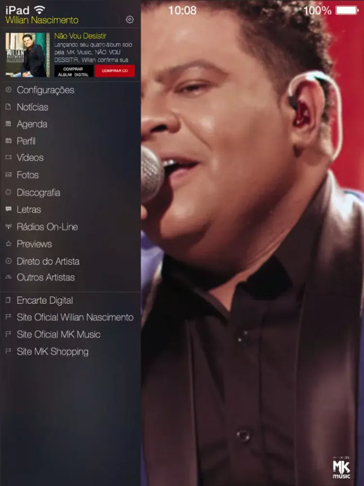 Wilian Nascimento - Oficial iPad 应用截图