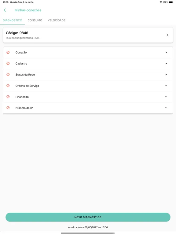 Zrzuty ekranu Conect Ferraz iPad 