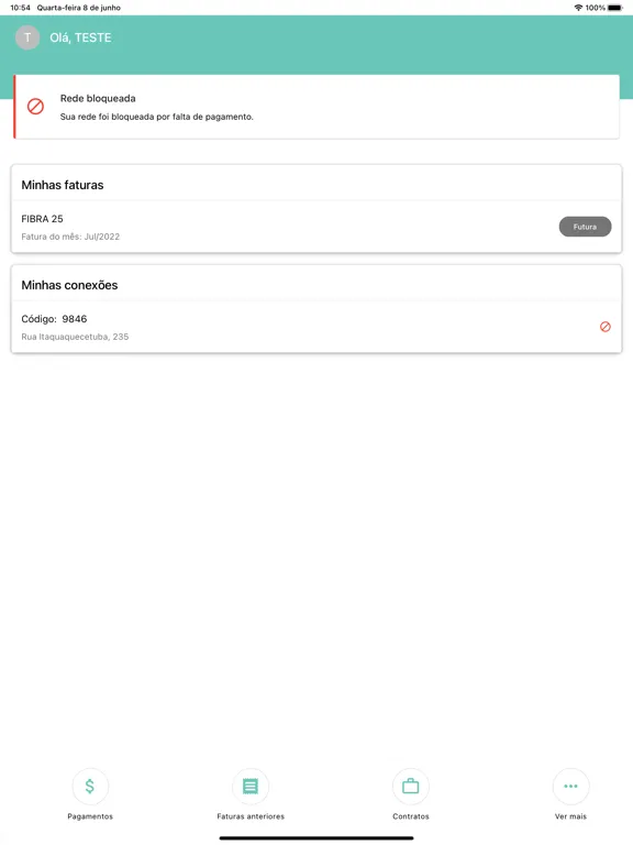 Zrzuty ekranu Conect Ferraz iPad 