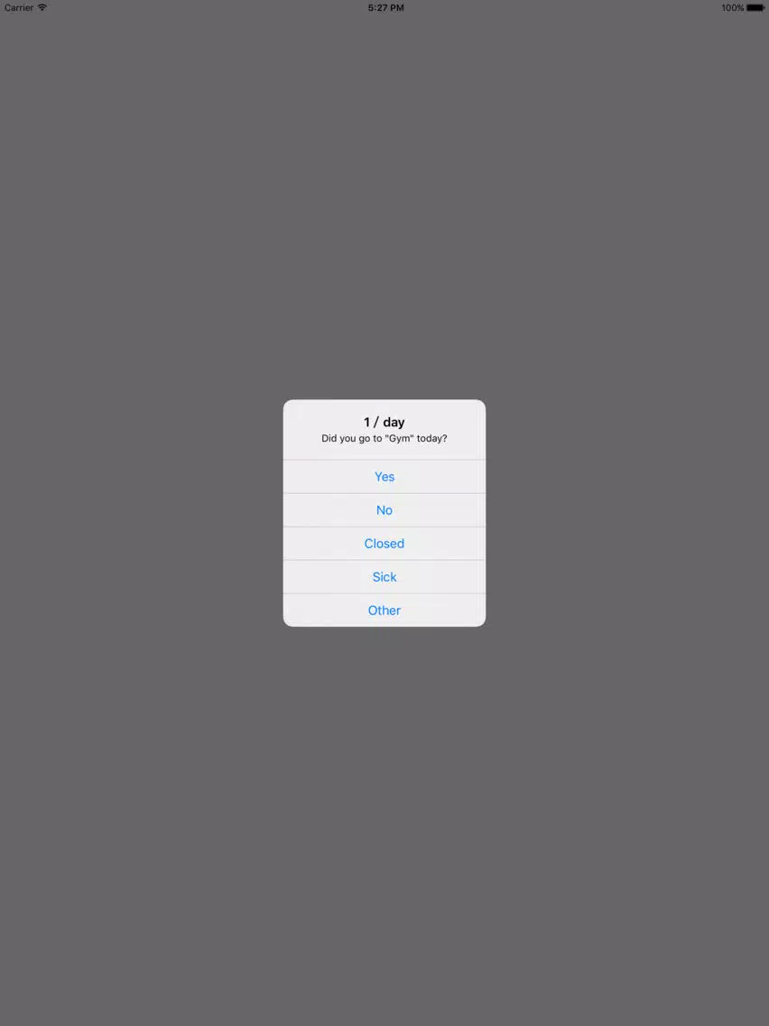 1／day iPad  スクリーンショット