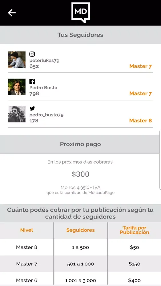 Capturas de pantalla de Marketing Democracy