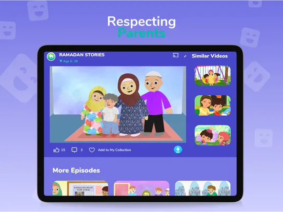 Capturas de pantalla de Muslim Kids TV iPad 
