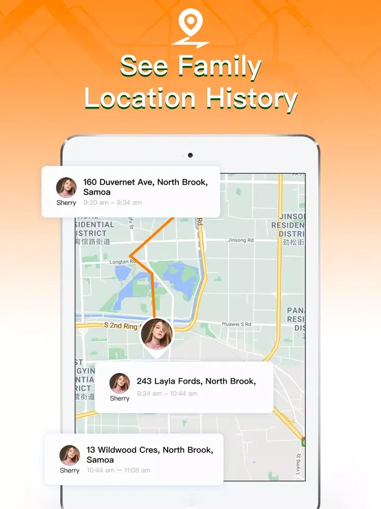Capturas de tela do Find Geo-Find Friends & Family iPad 
