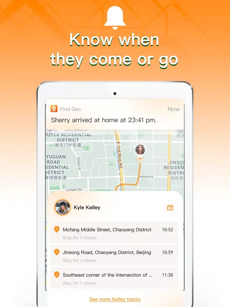 Capturas de tela do Find Geo-Find Friends & Family iPad 