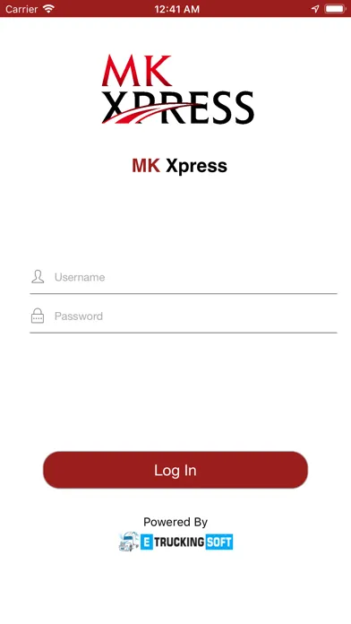 Tangkapan skrin MK Xpress