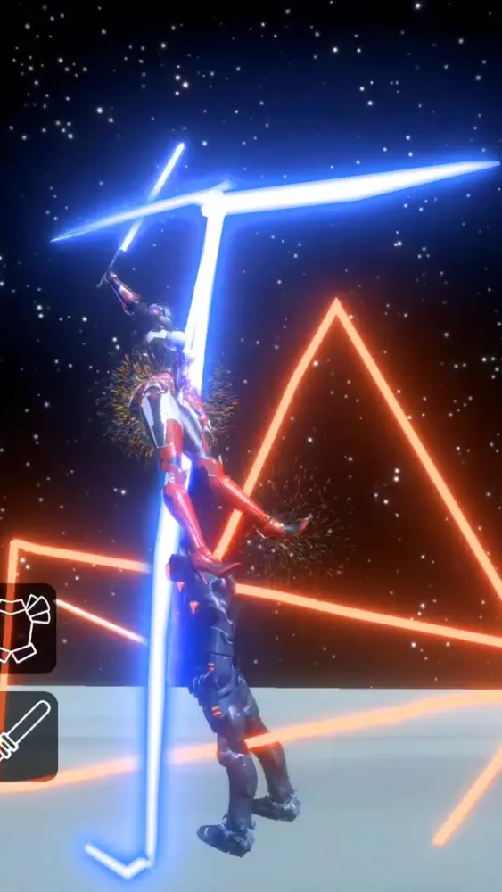 ภาพหน้าจอของ Draw N Attack: Light Saber