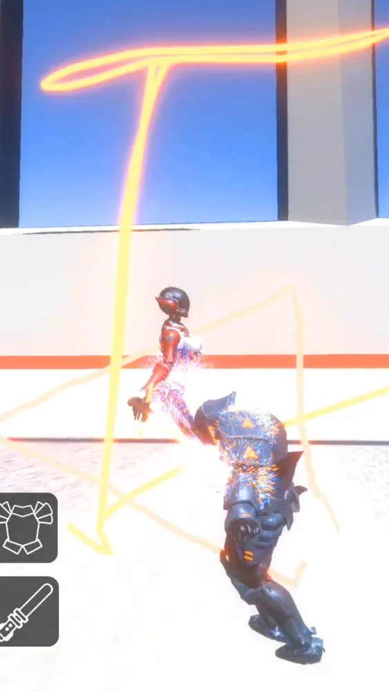 ภาพหน้าจอของ Draw N Attack: Light Saber