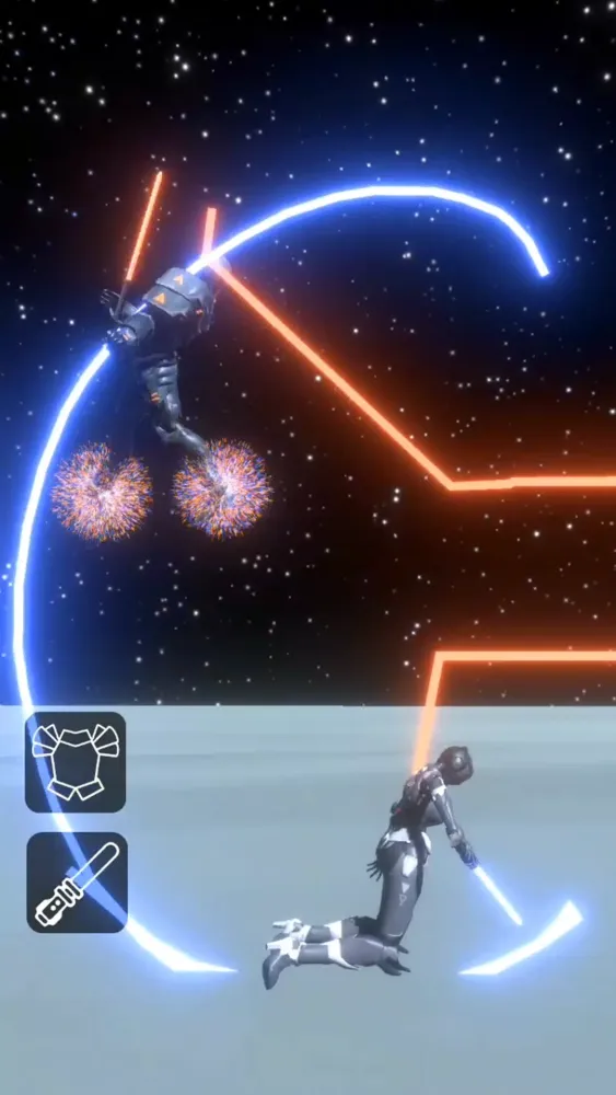 ภาพหน้าจอของ Draw N Attack: Light Saber
