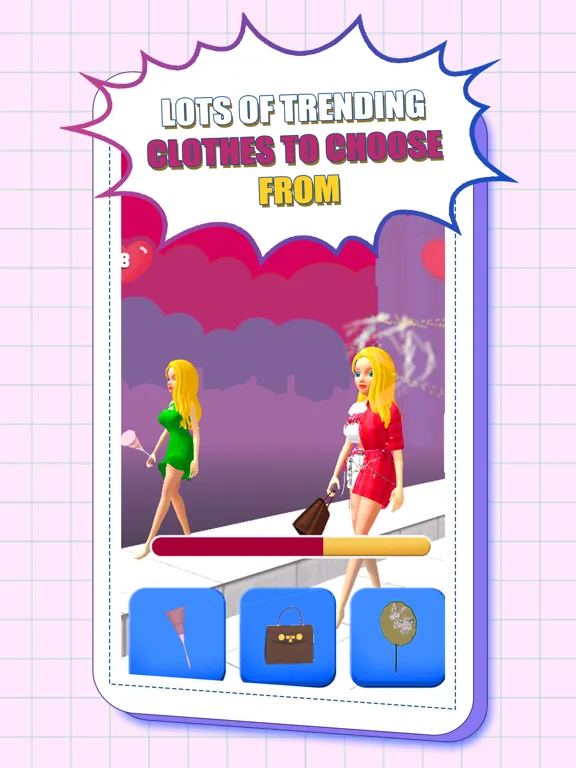 Capturas de tela do Dress Up: Fashion Battle iPad 