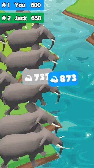 Tangkapan layar Crowd Forest.io - Herds Battle