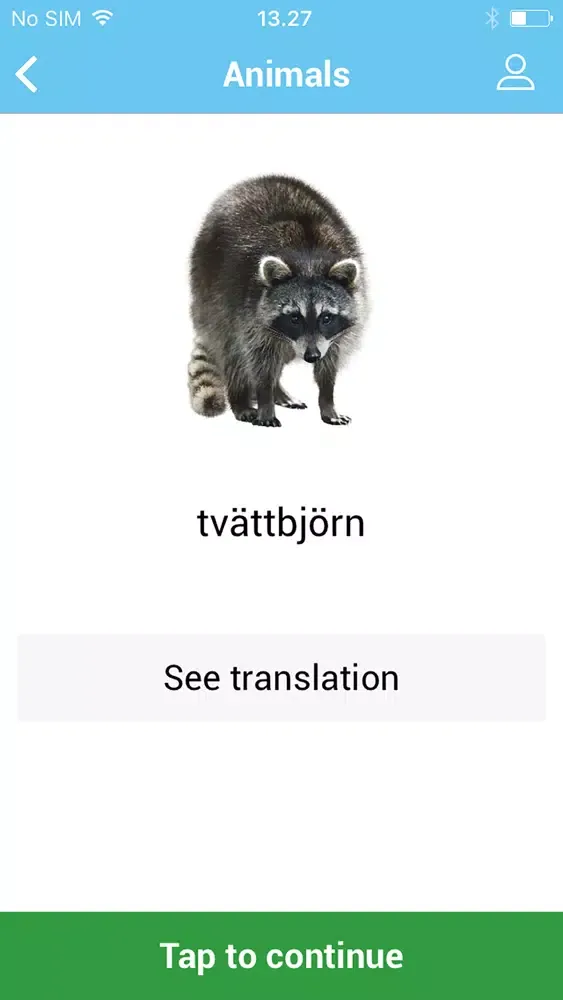 Zrzuty ekranu Swedish with Moving Languages