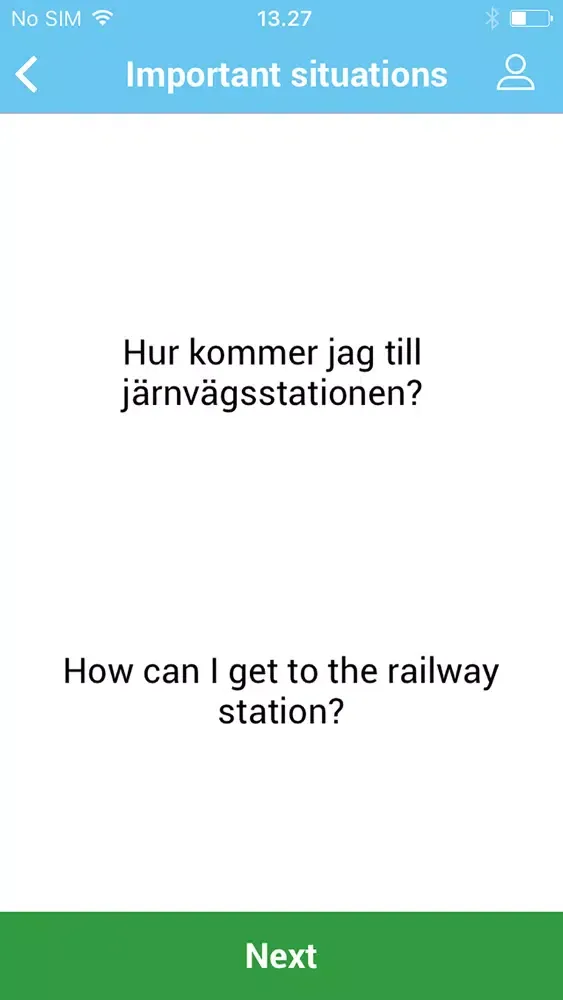 Zrzuty ekranu Swedish with Moving Languages