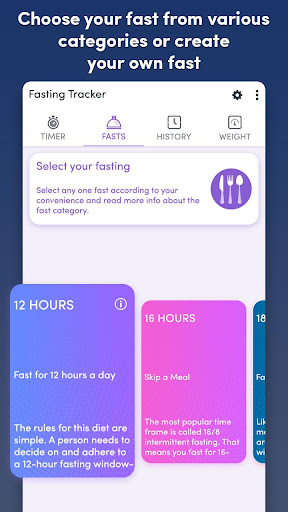 Fasting Tracker: Track Fasting Screenshots