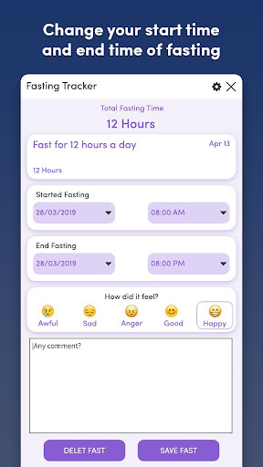 Fasting Tracker: Track Fasting Screenshots