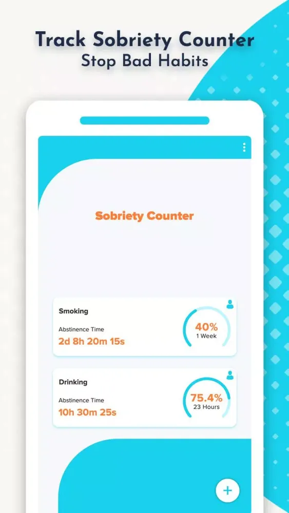 Capturas de tela do Sober Time: Sobriety Counter