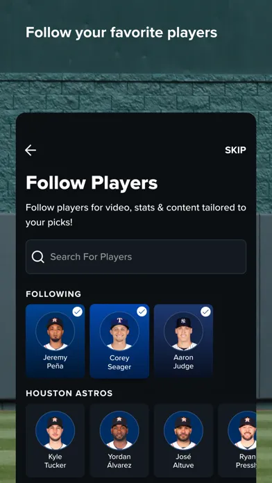 ภาพหน้าจอของ MLB