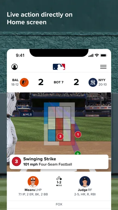 ภาพหน้าจอของ MLB